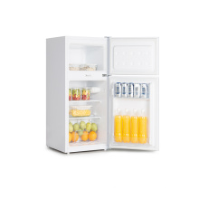 Hot Selling Refrigerator Mini Stainless Steel Manual Defrost Household Refrigerator 95L